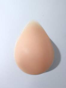 1pc Silicone Teardrop Breast Form, Unisex Post-Mastectomy Silicone Breast Prosthesis, Transgender Cross-Dressing Silicone Breast Form - Apricot - View 1