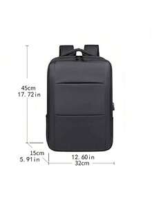 Men Backpack Book School Bags, Commuter Rucksack Daypack For 16 Inch Laptop Large Capacity Travel Computer Rucksack, Male Student College Bag Business Backpacks - Black - View 8