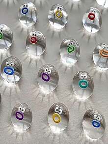 2/6/12/18/40个迷你可爱捏捏球，弹性粘手派对小礼物，礼品袋填充物，生日礼物，宝箱填充物，生日派对减压玩具，礼品袋填充物，皮纳塔填充物，礼品袋填充物，多种款式和颜色可选 - 彩色 - 查看 9