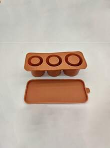 1pc Silicone Trays With Lid Cylinder,Compatible With Stanley,Large Molds For Tumbler Cup Home Summer Juice Ice Trays For Freezer,Party,Travel,Wedding,Birthday,Kitchen,Storage,Outdoor.