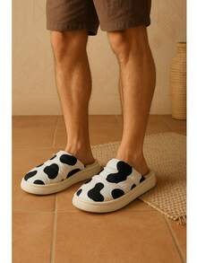 Men's And Women's Slippers – Thick Sole And Feeling Of "Floating" With Every Step - Black - View 1