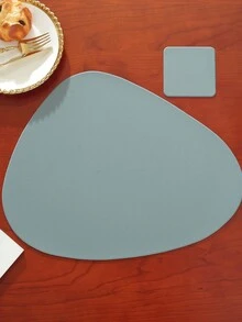 8/12 Pcs Hotel/Restaurant Placemat/Coaster Set, Premium Table Mats, Easy To Clean Multi-Color Heat-Resistant Pads To Protect Tabletop, Suitable For Weddings, Parties, Home, Hotel, Kitchen, Festive Decoration