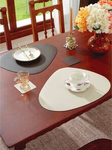 8/12 Pcs Hotel/Restaurant Placemat/Coaster Set, Premium Table Mats, Easy To Clean Multi-Color Heat-Resistant Pads To Protect Tabletop, Suitable For Weddings, Parties, Home, Hotel, Kitchen, Festive Decoration