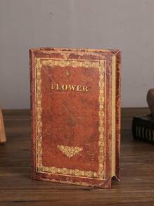 1/3pcs Vintage Faux Books, Decorative Tabletop Accents For Study, Living Room, Bedroom, Multifunctional With Storage, Stationery & Jewelry Box