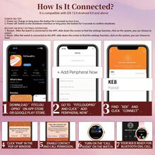 EIGIIS 2025 新款女士智能手表（来电接听），多功能智能手表，具有 100 多种运动模式、音乐播放、天气预报、IP68 防水、手表 DIY 表盘、闹钟、摇一摇拍照，适用于 iOS Android 手机和 ，是送给女性妈妈的最佳礼物 - 彩色 - 查看 12