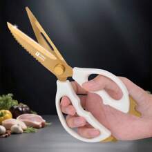 Keukenschaar - Rubberen elastische handgreep, roestvrij, scherpe messen, geschikt voor keuken, naaien, dagelijks gebruik in keuken, restaurant en kantoor, geweldig cadeau voor vrienden en dames