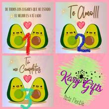 Couple Keychains, Best Friends In The Form Of Esquites And Corn - Yellow - View 4