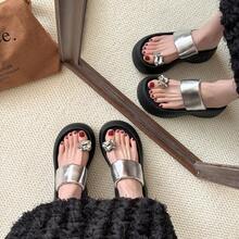 Women Heeled Sandals - 銀色 - 查看 4