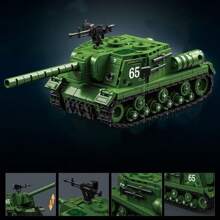 1 件 500+ 片拼装积木模型，赛车系列坦克仿真模型摆件收藏道具