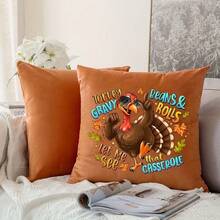 1/2/3pcs Thanksgiving Turkey Wearing Glasses Iron-On Heat Transfer Stickers - Maple Leaf & Letter Pattern Vinyl Decals For DIY T-Shirts, Jeans, Masks, Backpacks - Festive Fall Decor, Mixed Colors, Thanksgiving Decorations, Holiday Clothing Decals, Playful Design, Vibrant Color Quality