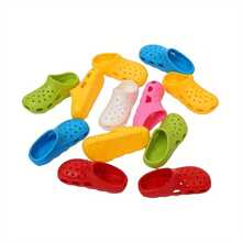 5 Peças Organizadores de Escovas de Dente em Formato Fofo de Chinelo Mini - Suportes de Armazenamento Montados na Parede para o Banheiro e Porta-Canetas sem Furar, Ideal para Organização de Cozinha/Banheiro/Escrivaninha