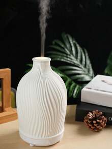 ellestfun 1pc USB 5V 80ml Resin Ultrasonic Essential Oil Diffuser & Aroma Diffuser & Humidifier, Suitable For Small Room Aromatherapy Humidification - Multicolor - View 4