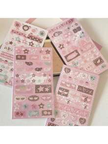 音符、草莓、星星贴纸、韩式手机壳装饰贴纸、学校用品、返校