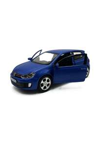 Volkswagen 1:36 Scale Diecast  Golf Model Car, Black/Blue/Silver Options, Rear-Wheel Drive, Smooth Gliding, Openable Doors, Detailed Replica, Toy For Boys & Girls, Collectible & Decor, Christmas/Halloween/Birthday Gift - Multicolor - View 12
