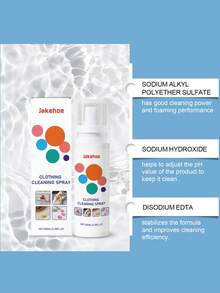 Clothes Cleaning Spray Quickly Decomposes Oil Stains And Stains. After Spraying, Stains Disappear. Clothes Are As Clean As New, Leaving Fragrance. Daily Free Cleaning Spray Is Applicable To All Clothes Such As T-Shirts, Shirts And Coats