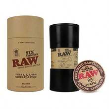 RAW Six Shooter For King Size + RAW Organic King Size Cones 100 Pack - như hình ảnh - Xem 6