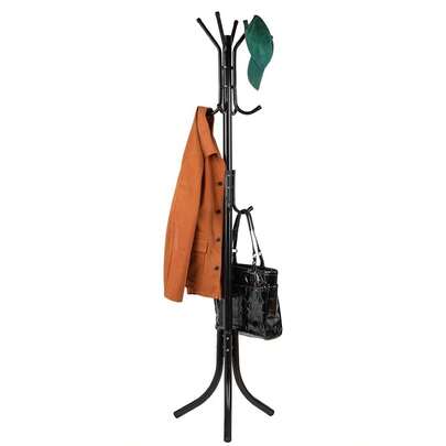 HuaTang perchero de pie de metal percha ropa colgador de sombreros organizador vestidor closet dormitorio entrada accesorios hogar diseño resistente