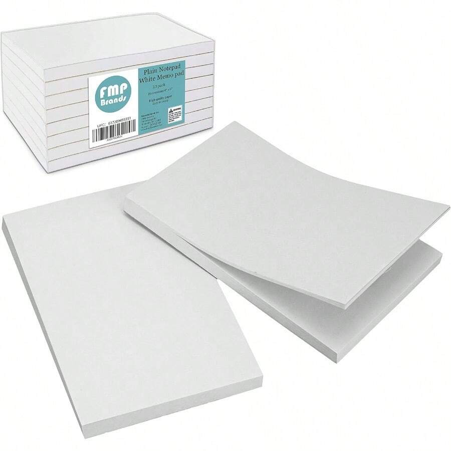 0 Pack Note Pads 4x6 00 Sheets Per Eo Pad Writing Scratch Pad Blank ...