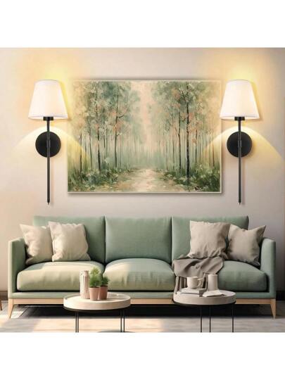 Sets Of Gold/Black Wand Lamps, Vintage Industrial Bathroom Vanity Lamps Wit Lampshades, Bedrooms, Living Rooms, Corridors, Kitchens (Excluding Verlichting Sources) view 5