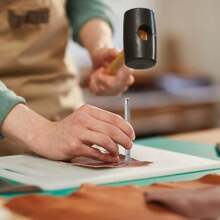 1 套 36 件 3.5 毫米合金皮革压印工具套装字母和数字印章套件压印金属冲压工具适用于皮带包帽鞋工艺珠宝打标