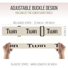 Adjustable Bed Sheet Organizer Bands Full Queen - 1 件全尺寸床單 + 1 張大床單 - 查看 4