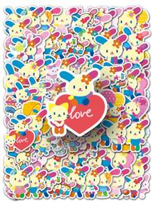 Sanrio 50pcs Officially Licensed 4-5cm Sanrio Mix Waterproof Kid-Friendly Graffiti Stickers For Laptop, Water Bottles, Bumper,Computer, Phone, Notebooks Stickers And Decals