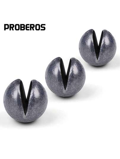 Lead Head Sinkers, Open Lead, Lead Clips, Round Heavy Lead, Non-Destructive Quick Lead, Sea Fishing, Fishing, Fishing Gear Accessories
