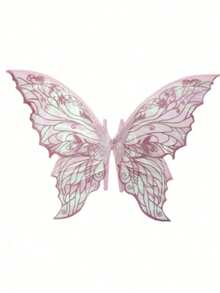 1pc Gold Foil Butterfly Fairy Wings COS Dress Up Holiday Party Costume Ball Performance Props - Multicolor - View 11