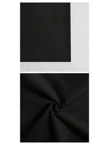 Men'S Casual T-Shirt - "The Warlike From Planet Vegeta'S Adventure Will Transform Into A Giant Ape In Search Of The Legendary Kakarotto Saiyan" Graphic Tee, Short Sleeve, Regular Fit, 180g, Crew Neck, All-Season Wear, Casual Wear | Graphic Tee | Comfortable Fit - 黑色 - 查看 3