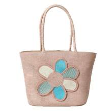 Women Shoulder Bags - [奶白]拼花彩色包 - 查看 7