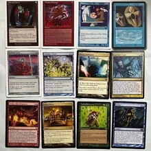 54 张黑色核心魔法聚会卡牌 P9 双地寻宝地震击地代理卡