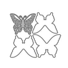 1 件 3D 分层蝴蝶切割模具套装，金属工艺模具，适用于 DIY 剪贴簿、纸卡、相册、压花、艺术装饰、问候、生日、婚礼、节日
