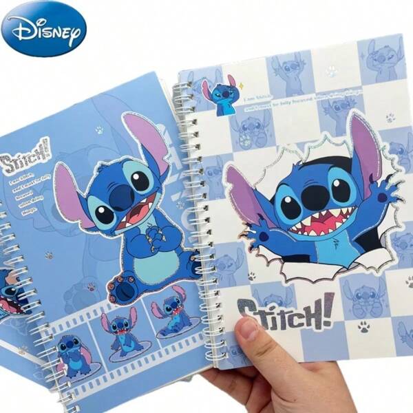 Disney Disney Cartoon "Lilo en Stitch" geanimeerd draagbaar notitieboek - Speciaal voor laptopgebruik door studenten. DIY handleiding voor het schrijven van aantekeningen. Kantoorartikelen, Disney decoratie. Disney decoraties. Perfecte keuze voor huisdecoratie, bankdecoratie, feestdecoratie, verjaardagscadeaus en diverse feestdagencadeaus. Een perfect cadeau voor vrienden of partners. Afstudeercadeau. Paascadeau. Valentijnsdagcadeau. Halloweencadeau. Decoratie. Perfecte. Exquise accessoires.