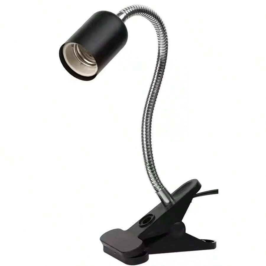 NetHong UVA+UVB Reptile Heat Basking Light Bulb Lamp Clip For Turtle Tortoise Lizard 50W - Black Lamp Stand (without Bulb) - View 1