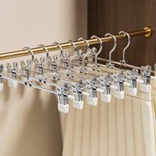 10 peças de cabideiro de metal multifuncional para calças adultas, adequado para quartos, varandas, banheiros, presentes perfeitos para a família