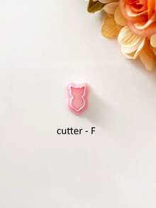 Cute Dog Cat Stud Shape Polymer Clay Cutters, Soft Pottery Clay Mold DIY Earrings Necklace Jewelry Cutting Pottery Tools-Soft Clay Cutting Mold - For Handmade Earring Making - Suitable For Beginners & Jewelry Artists, Polymer Clay Stud Earring Making Tool, Clay Jewelry Making Kit, Clay Earring Molds, Made By PLA - Pink - View 16