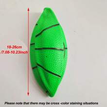 1 个随机颜色迷你篮球，18 厘米，柔软轻便，适合室内外玩耍，适合所有年龄段的趣味配件