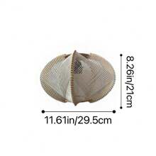 Accessorio paralume in legno intrecciato a griglia, esclusi testa della lampada e cavi. Nuovo paralume in legno intrecciato a griglia in stile cinese per sala da tè, sala da pranzo, camera da letto, soggiorno, lanterna, casa vacanze