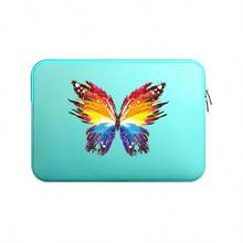 Pothai 蝴蝶设计简约防水减震透气笔记本电脑保护套，保护性笔记本电脑包，女士笔记本电脑包， 书包，大学必备品，返校必备 - 彩色 - 查看 20