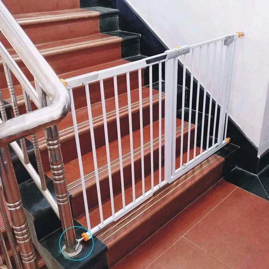 Adaptador de fácil instalación para puerta de de mascotas , perno de tornillo, carillero de escalera, varilla roscada de husillo Y, puertas de valla con núcleo de acero - 1 pieza - Ver 1
