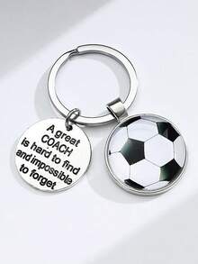 1 件创意球类运动感谢标语钥匙扣吊坠，足球、篮球、橄榄球、棒球运动纪念品钥匙扣装饰配件，包包和钱包配件 - 理想的生日礼物汽车配件可爱哥特 Y2k - 彩色 - 查看 6