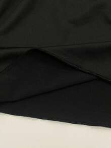 Vestidos de manga larga con mangas acampanadas y hebilla anular sexy, de corta sección, para mujeres de Europa y Estados Unidos