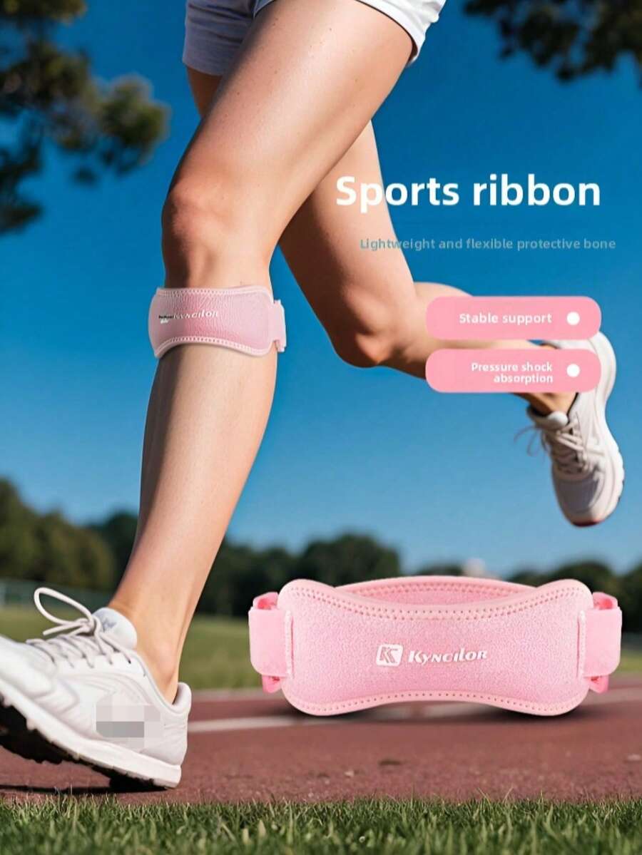 1 件髌骨膝带、压缩膝支架、运动护膝、膝盖支撑、膝盖保护器 - 专业级膝盖保护器、膝盖保护器 - 男女通用、可调节 - 透气无纺布和硅胶，适合徒步旅行、篮球、跑步、跳跃、网球、排球和深蹲 - 舒适贴合膝盖支撑、透气膝盖支撑硅胶膝盖支撑