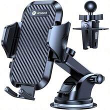 1Pc 360° Rotatable Universal Phone Holder - Adjustable Air Vent Mount For Secure Grip & Safe Driving