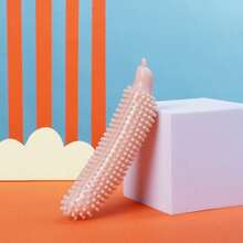 1 件装狗狗玩具黄瓜咀嚼棒，耐用磨牙棒，适用于幼犬、泰迪犬、小型犬和大型犬，硅胶制成 - 彩色 - 查看 12