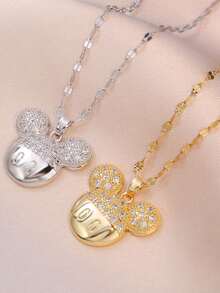 1 Set Of Pieces,   Necklace, Girl's Fashionable Pendant Necklace, Cute Cartoon  Necklace, Girl's Exquisite Jewelry, Perfect Gift For Girlfriend, New Year's Gift, Ideal Birthday Gift