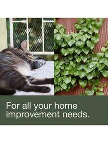 Animal Protective Fencing, Ideal For Cats, Dogs, Home Balcony Nets, Poultry Barriers And Gardening - Plastic Chicken Wire Netting - Multipurpose Plastic Fence And Net [Comes With 1 Pack Of Zip Ties] - Multicolor - View 6