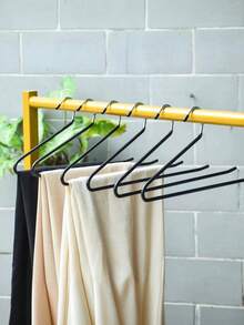 10件裤架，天鹅造型设计，开口，适合挂牛仔裤、围巾等各类衣服，节省空间，金属材质，防滑耐磨，黑白灰色。 - 彩色 - 查看 3