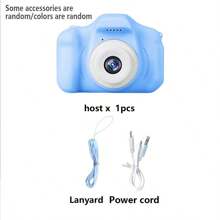 Digitale HD-camera voor kinderen, 2 inch scherm, HD-sport-miniselfiecamera, video-opname, USB-oplaadfunctie, geheugenuitbreiding, buitenspeelgoed, opname, Halloween, kerstcadeaus voor kinderen