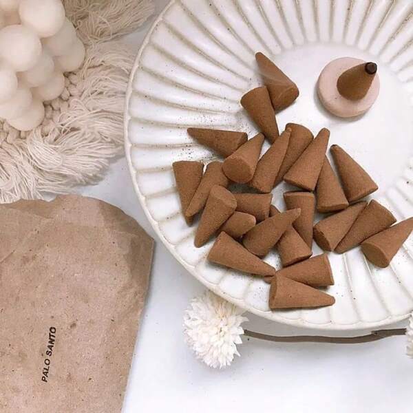 120 piezas de conos de incienso natural con reflujo de fragancias variadas para meditación y yoga - Perfecto para el quemador de incienso en cascada para limpieza del hogar, meditación, yoga, eliminación de energía negativa y purificación del hogar u oficina